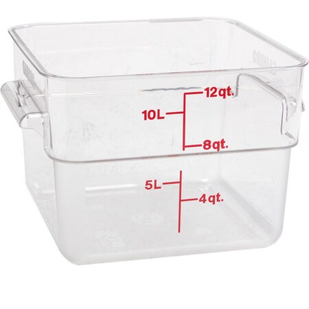 Container Clear  12Qt